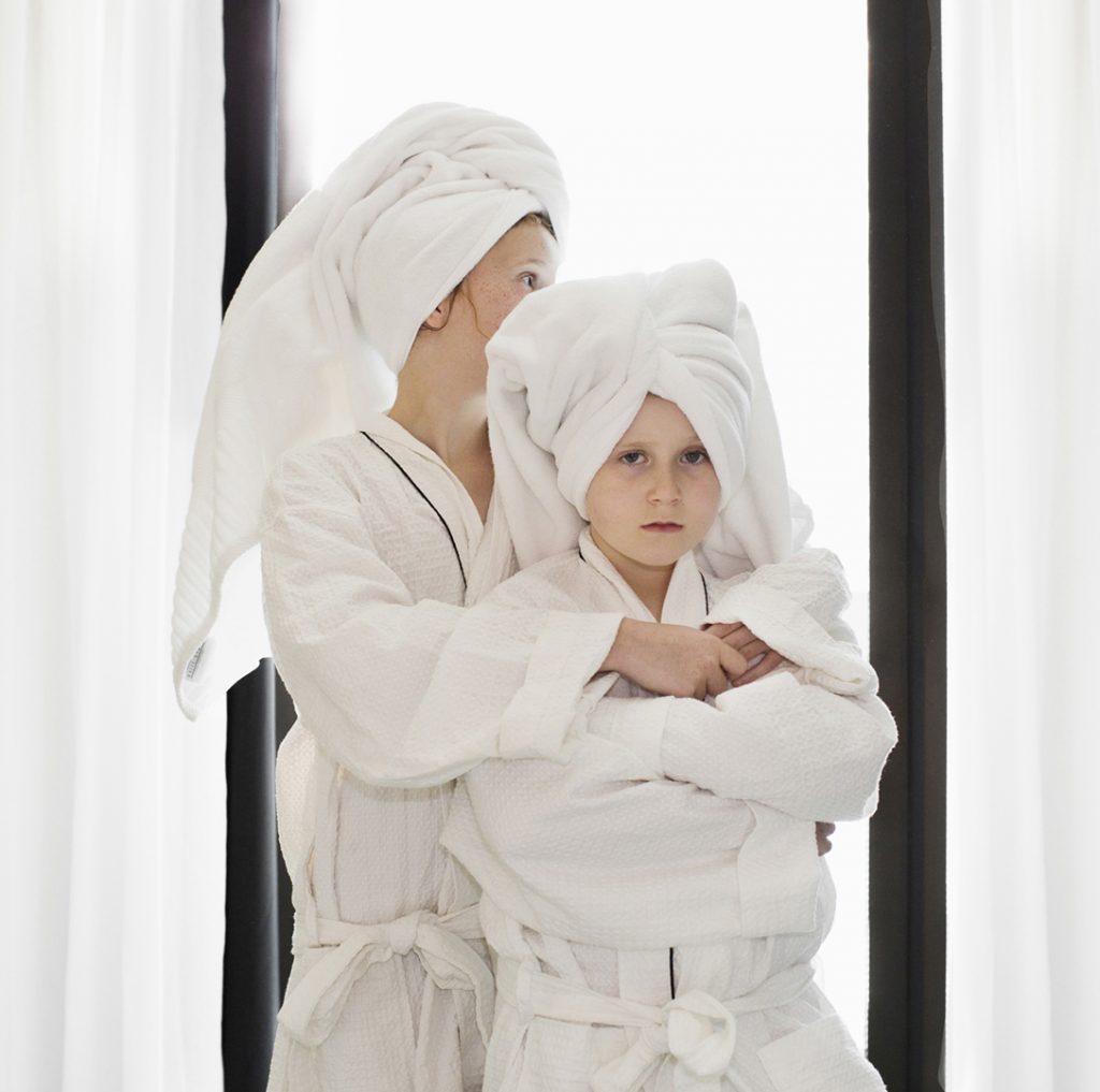 Tammy Klein – Photography – Mia & Emma with robes – From the Series Emma & Mia